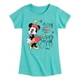 thumbnail image 1 of Disney - Mickey & Friends - Minnie Mouse in Paris - Toddler And Youth Girls Short Sleeve Graphic T-Shirt, 1 of 5