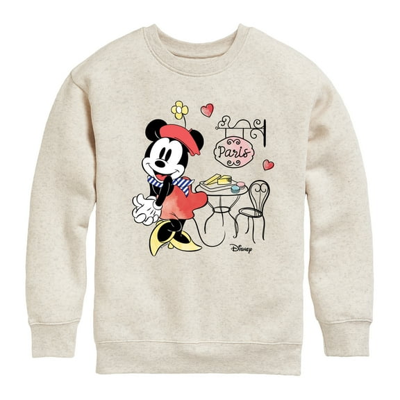 Disney - Mickey & Friends - Minnie Mouse in Paris - Toddler And Youth Long Sleeve Graphic T-Shirt
