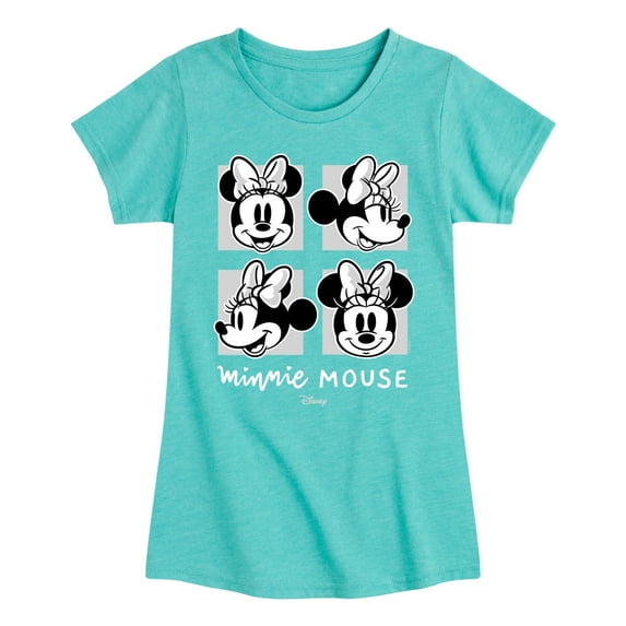 Disney - Mickey & Friends - Minnie Mouse's Expressions - Toddler And Youth Girls Short Sleeve Graphic T-Shirt