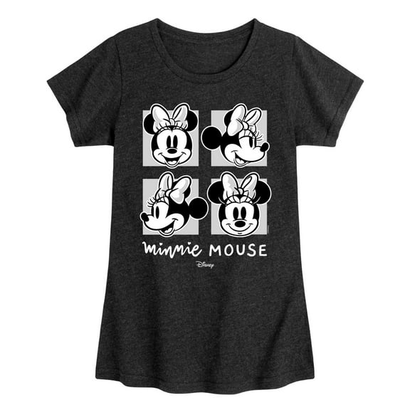Disney - Mickey & Friends - Minnie Mouse's Expressions - Toddler And Youth Girls Short Sleeve Graphic T-Shirt