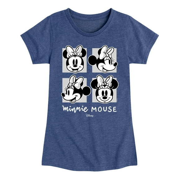Disney - Mickey & Friends - Minnie Mouse's Expressions - Toddler And Youth Girls Short Sleeve Graphic T-Shirt