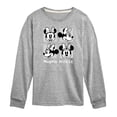 thumbnail image 1 of Disney - Mickey & Friends - Minnie Mouse's Expressions - Toddler And Youth Long Sleeve Graphic T-Shirt, 1 of 5