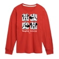 thumbnail image 1 of Disney - Mickey & Friends - Minnie Mouse's Expressions - Toddler And Youth Long Sleeve Graphic T-Shirt, 1 of 5