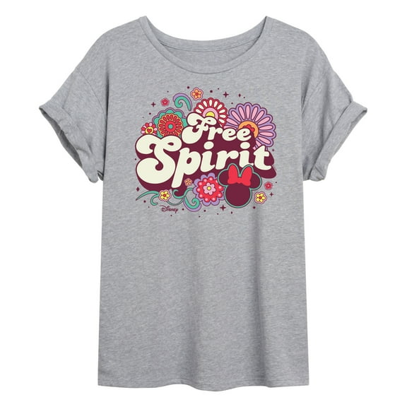 Disney - Mickey & Friends - Minnie Outlined - Free Spirit - Women's Oversized T-Shirt