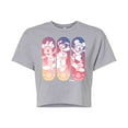 thumbnail image 1 of Disney - Mickey & Friends - Minnie, Pluto, & Mickey - Skate Crew - Juniors Cropped Cotton Blend T-Shirt, 1 of 5
