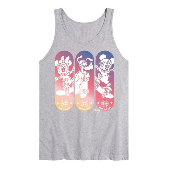 Disney - Mickey & Friends - Minnie, Pluto, & Mickey - Skate Crew - Men's Jersey Tank Top