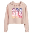 thumbnail image 1 of Disney - Mickey & Friends - Minnie, Pluto, & Mickey's Skate Crew - Juniors Cropped Pullover Hoodie, 1 of 5