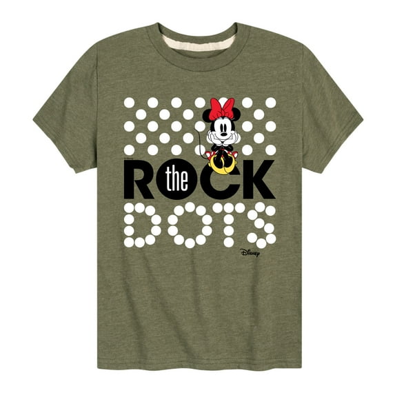 Disney - Mickey & Friends - Minnie - Rock the Dots - Toddler And Youth Short Sleeve Graphic T-Shirt