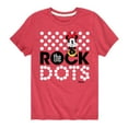 thumbnail image 1 of Disney - Mickey & Friends - Minnie - Rock the Dots - Toddler And Youth Short Sleeve Graphic T-Shirt, 1 of 5