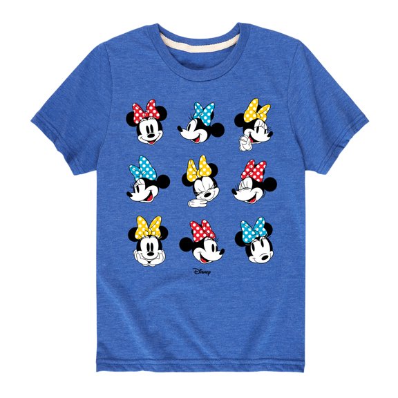 Disney - Mickey & Friends - Minnie with Polka Dots on Her Bow - Toddler And Youth Short Sleeve Graphic T-Shirt