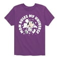 thumbnail image 1 of Disney - Mickey & Friends - Mom Rules My Universe - Toddler And Youth Short Sleeve Graphic T-Shirt, 1 of 6