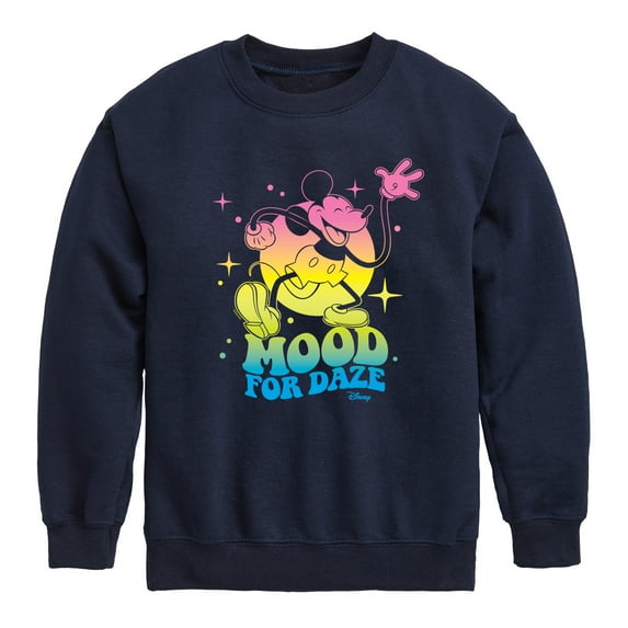 Disney - Mickey & Friends - Mood for Daze - Rainbow Color - Toddler And Youth Long Sleeve Graphic T-Shirt