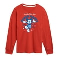 thumbnail image 1 of Disney - Mickey & Friends - Mood of the Day - Super Happy - Toddler And Youth Long Sleeve Graphic T-Shirt, 1 of 5