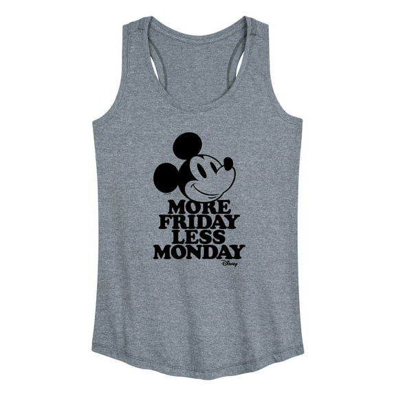 Disney - Mickey & Friends - More Friday Less Monday - Women's Racerback Tank Top