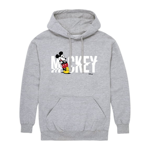 Disney - Mickey Name Glitch - Men's Fleece Pullover Hoodies