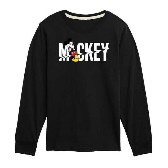 Disney - Mickey & Friends - Name Glitch - Toddler And Youth Long Sleeve Graphic T-Shirt