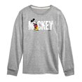 thumbnail image 1 of Disney - Mickey & Friends - Name Glitch - Toddler And Youth Long Sleeve Graphic T-Shirt, 1 of 5