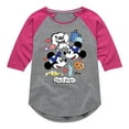 thumbnail image 1 of Disney - Mickey & Friends - New York City of Dreams - Toddler And Youth Girls Raglan Graphic T-Shirt, 1 of 5