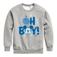 thumbnail image 1 of Disney - Mickey & Friends - Oh Boy! - Toddler And Youth Crewneck Fleece Sweatshirt, 1 of 5