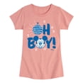 thumbnail image 1 of Disney - Mickey & Friends - Oh Boy! - Toddler And Youth Girls Short Sleeve Graphic T-Shirt, 1 of 5