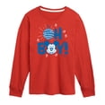 thumbnail image 1 of Disney - Mickey & Friends - Oh Boy! - Toddler And Youth Long Sleeve Graphic T-Shirt, 1 of 5