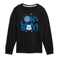 thumbnail image 1 of Disney - Mickey & Friends - Oh Boy! - Toddler And Youth Long Sleeve Graphic T-Shirt, 1 of 5