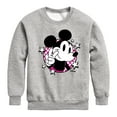 thumbnail image 1 of Disney - Mickey & Friends - Peace Sign - Checkered Background - Toddler And Youth Long Sleeve Graphic T-Shirt, 1 of 5