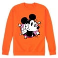 thumbnail image 1 of Disney - Mickey & Friends - Peace Sign - Retro Style - Men's Crew Neck Fleece Pullover, 1 of 6