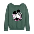 thumbnail image 1 of Disney - Mickey & Friends - Peace Sign - Retro Style - Women's Lightweight French Terry Long Sleeve Shirt, 1 of 5