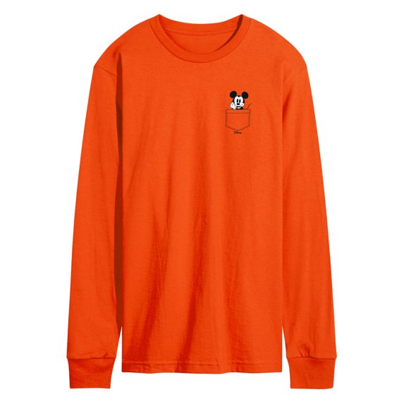 Disney - Mickey & Friends - Peeking from Your Pocket - Men's Long Sleeve T-Shirt