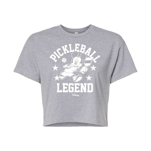Disney - Mickey & Friends - Pickleball Legend - Athletic Mickey - Juniors Cropped Cotton Blend T-Shirt