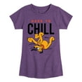 thumbnail image 1 of Disney - Mickey & Friends - Pluto - Here to Chill - Toddler And Youth Girls Short Sleeve Graphic T-Shirt, 1 of 5