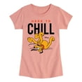 thumbnail image 1 of Disney - Mickey & Friends - Pluto - Here to Chill - Toddler And Youth Girls Short Sleeve Graphic T-Shirt, 1 of 6
