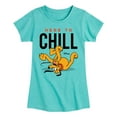 thumbnail image 1 of Disney - Mickey & Friends - Pluto - Here to Chill - Toddler And Youth Girls Short Sleeve Graphic T-Shirt, 1 of 5