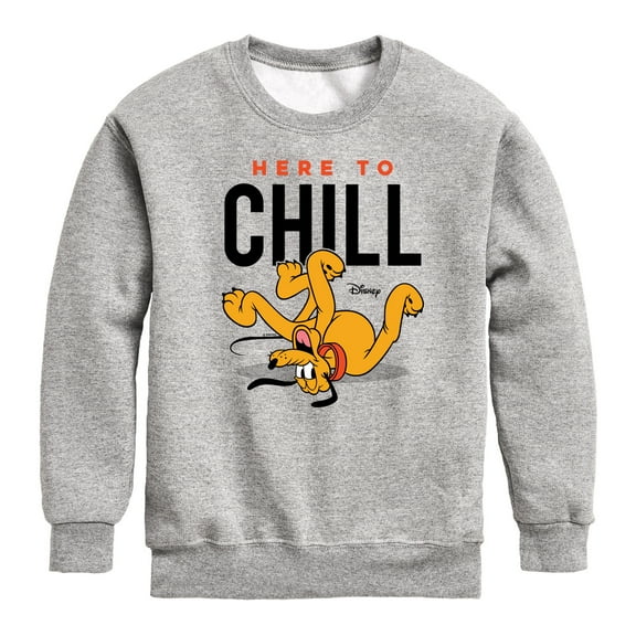 Disney - Mickey & Friends - Pluto - Here to Chill - Toddler And Youth Long Sleeve Graphic T-Shirt
