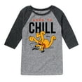 thumbnail image 1 of Disney - Mickey & Friends - Pluto - Here to Chill - Toddler And Youth Raglan Graphic T-Shirt, 1 of 4