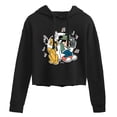 thumbnail image 1 of Disney - Mickey & Friends - Pluto Sings while Mickey Dances - Juniors Cropped Pullover Hoodie, 1 of 5