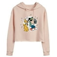 thumbnail image 1 of Disney - Mickey & Friends - Pluto Sings while Mickey Dances - Juniors Cropped Pullover Hoodie, 1 of 5