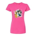 thumbnail image 1 of Disney - Mickey & Friends - Pluto Sings while Mickey Dances - Juniors Fitted Graphic T-Shirt, 1 of 5
