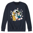 thumbnail image 1 of Disney - Mickey & Friends - Pluto Sings while Mickey Dances - Men's Crew Neck Fleece Pullover, 1 of 5