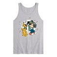 thumbnail image 1 of Disney - Mickey & Friends - Pluto Sings while Mickey Dances - Men's Jersey Tank Top, 1 of 4