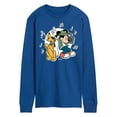thumbnail image 1 of Disney - Mickey & Friends - Pluto Sings while Mickey Dances - Men's Long Sleeve T-Shirt, 1 of 5