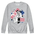 thumbnail image 1 of Disney - Mickey & Friends - Pluto Skates Too - Retro Style - Men's Crew Neck Fleece Pullover, 1 of 5
