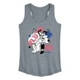 thumbnail image 1 of Disney - Mickey & Friends - Pluto Skates Too - Retro Style - Women's Racerback Tank Top, 1 of 5