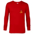 thumbnail image 1 of Disney Mickey & Friends Pluto Small Pose - Long Sleeve T-Shirt for Men - Customized-New Red, 1 of 5
