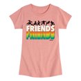 thumbnail image 1 of Disney - Mickey & Friends - Rainbow - Toddler And Youth Girls Short Sleeve Graphic T-Shirt, 1 of 5