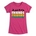 thumbnail image 1 of Disney - Mickey & Friends - Rainbow - Toddler And Youth Girls Short Sleeve Graphic T-Shirt, 1 of 5