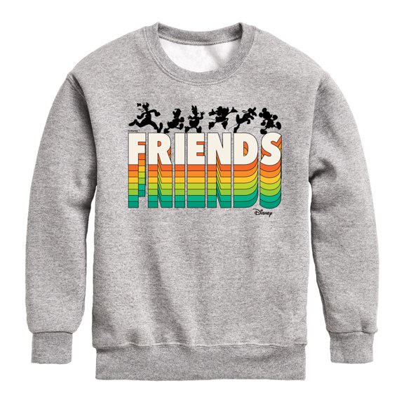 Disney - Mickey & Friends - Rainbow - Toddler And Youth Long Sleeve Graphic T-Shirt