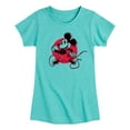 thumbnail image 1 of Disney - Mickey & Friends - Red Spotlight on Mickey - Toddler And Youth Girls Short Sleeve Graphic T-Shirt, 1 of 5