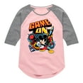 thumbnail image 1 of Disney - Mickey & Friends - Retro Gaming Mickey - Game On - Toddler And Youth Girls Raglan Graphic T-Shirt, 1 of 5